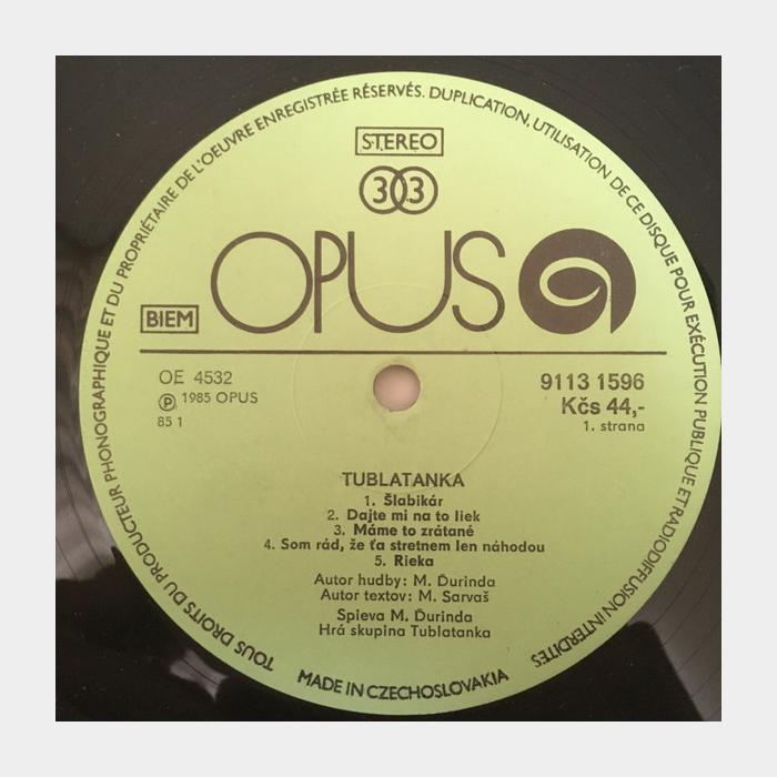 Tublatanka - Tublatanka (ex+/ex)