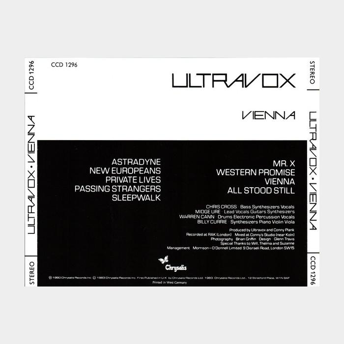 CD Ultravox - Vienna