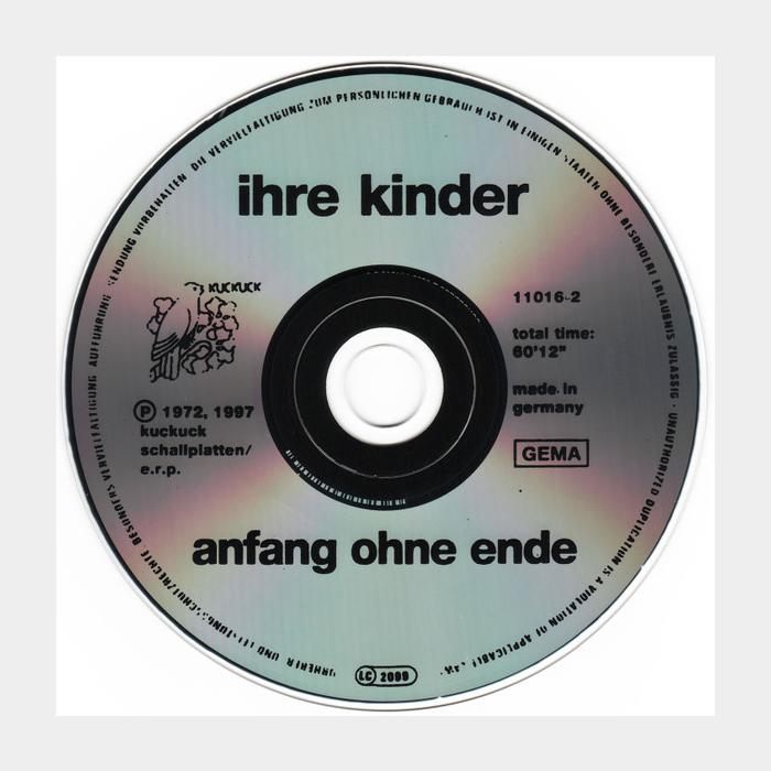 CD Ihre Kinder – Anfang Ohne Ende