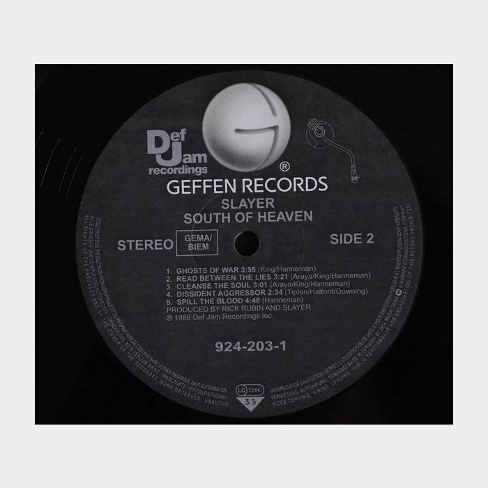 Slayer - South Of Heaven (sealed, 180g)