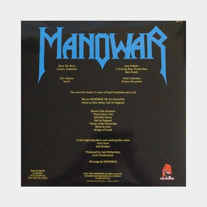 Manowar - Hail To England (sealed, 180g)