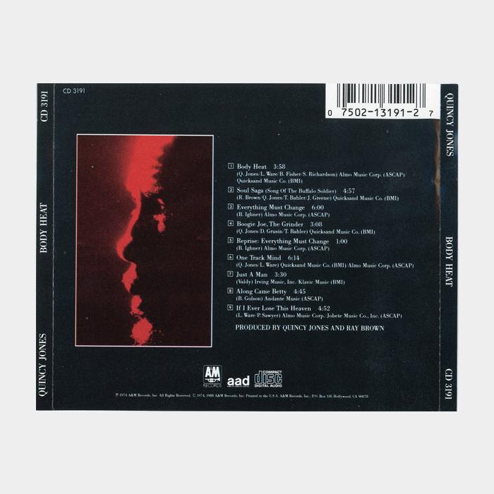 CD Quincy Jones - Body Heat