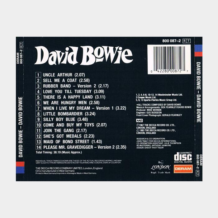CD David Bowie - David Bowie