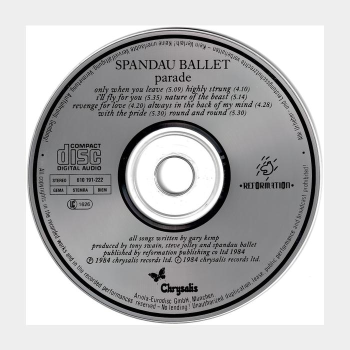 CD Spandau Ballet - Parade
