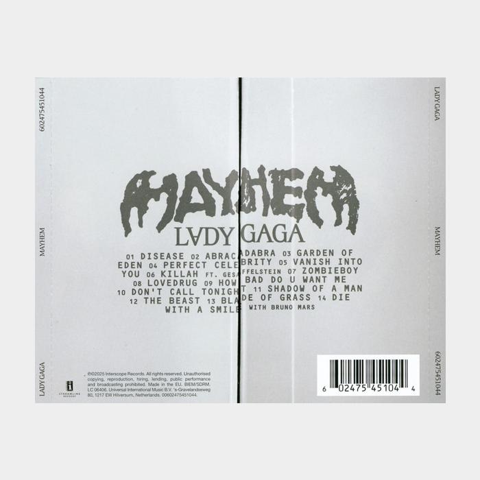 CD Lady Gaga - Mayhem