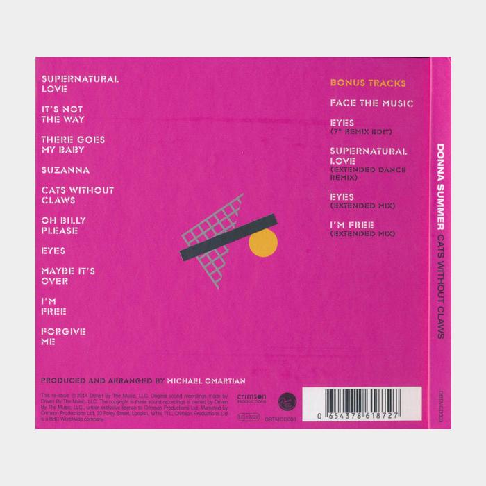 CD Donna Summer - Cats Without Claws