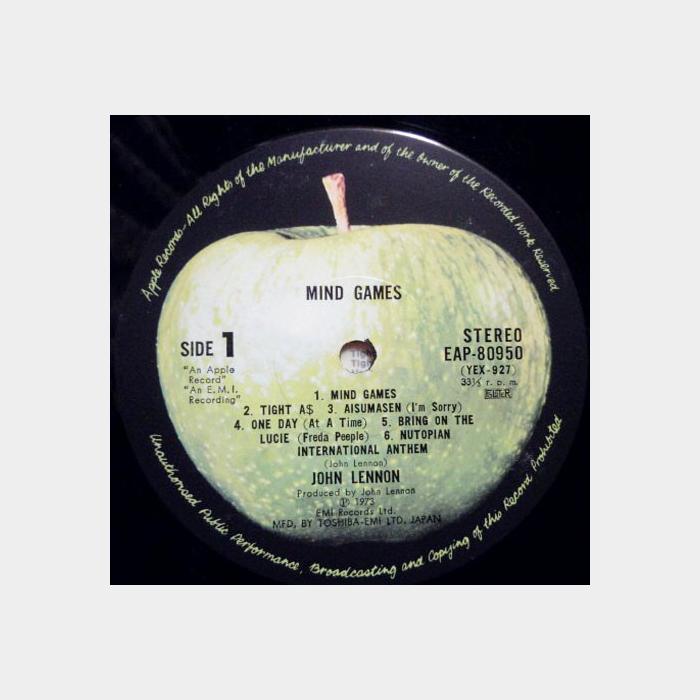 John Lennon - Mind Games (ex/ex, волна)