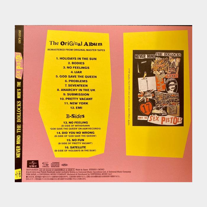 CD Sex Pistols - Never Mind The Bollocks