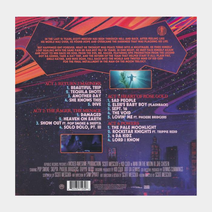 Kid Cudi - Man On The Moon III: The Chosen 2LP (sealed, 180g, Orange LP)