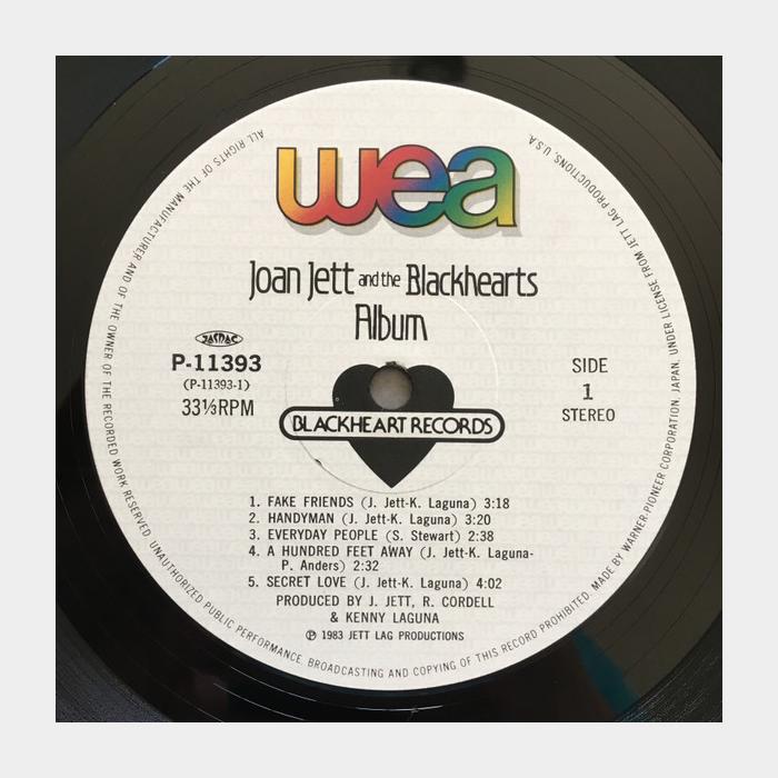 Joan Jett & Blackhearts - Album (ex+/ex+, obi)