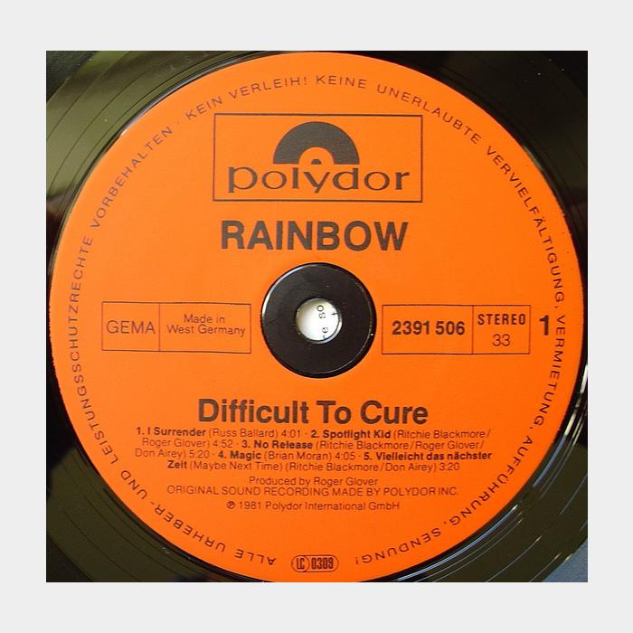 Rainbow - Difficult To Cure (ex+/ex+)