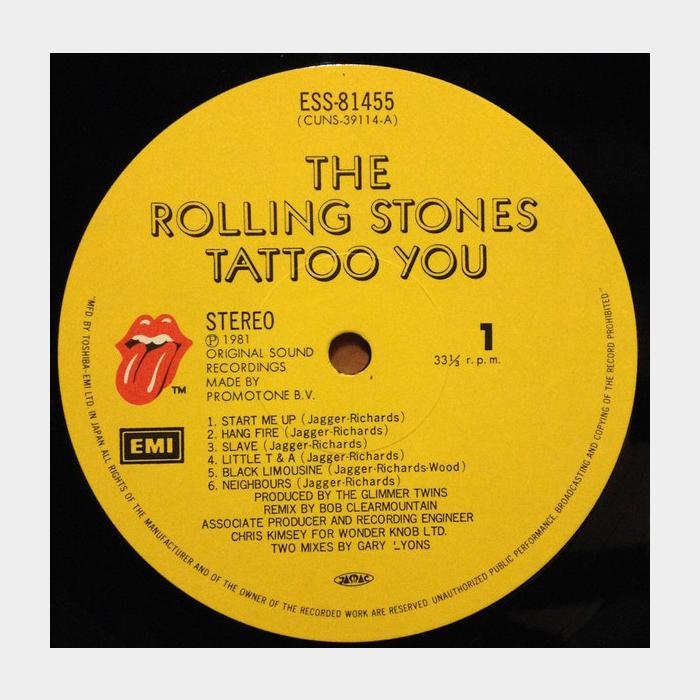 Rolling Stones - Tattoo You (ex+/ex+)
