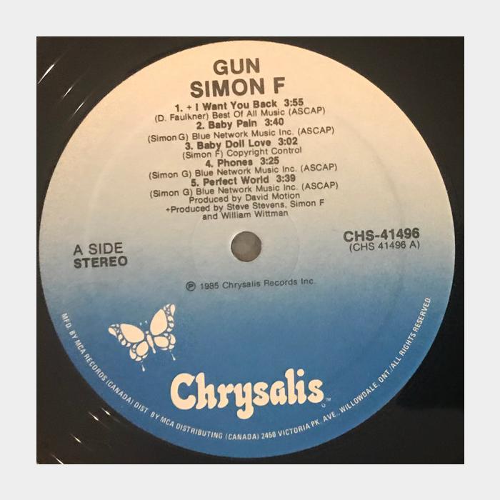 Simon F - Gun (ex+/ex+)