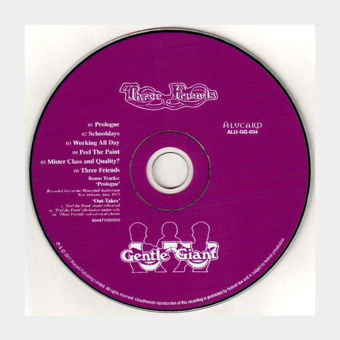 CD Gentle Giant - Three Friends