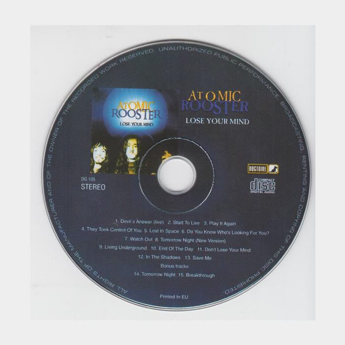 CD Atomic Rooster - Lose Your Mind