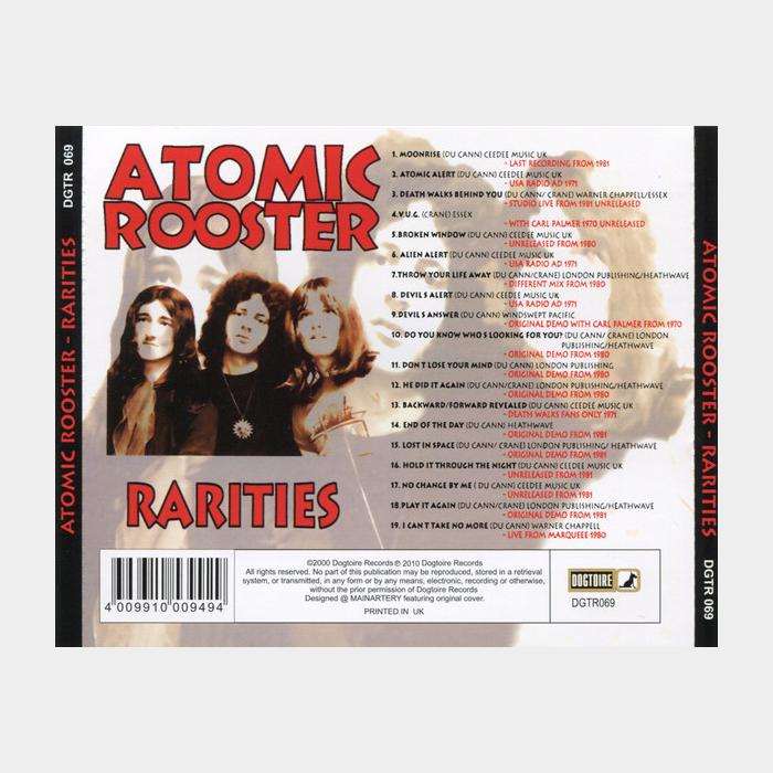 CD Atomic Rooster - Rarities