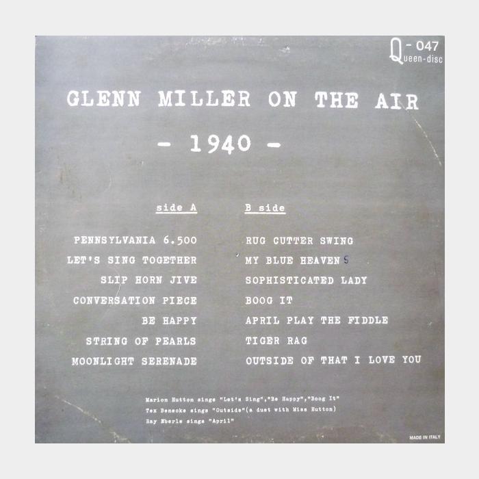 Glenn Miller – On The Air 1940 (ex+/ex)