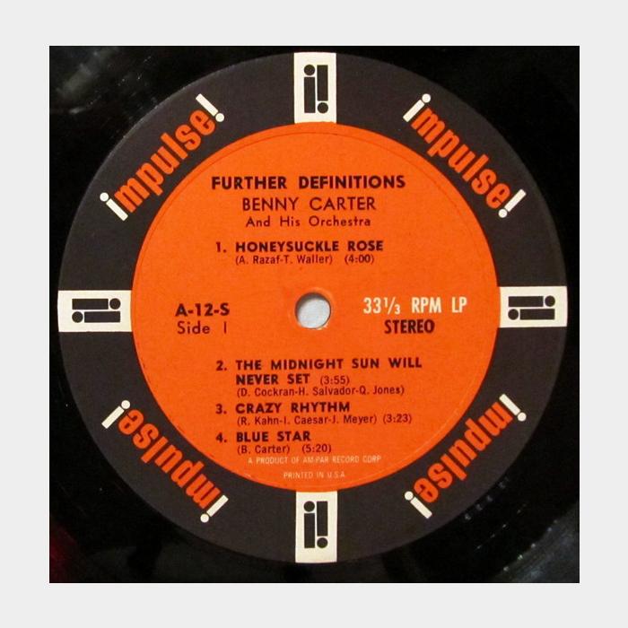 Benny Carter & His Orchestra - Further Definitions (ex+/ex-)