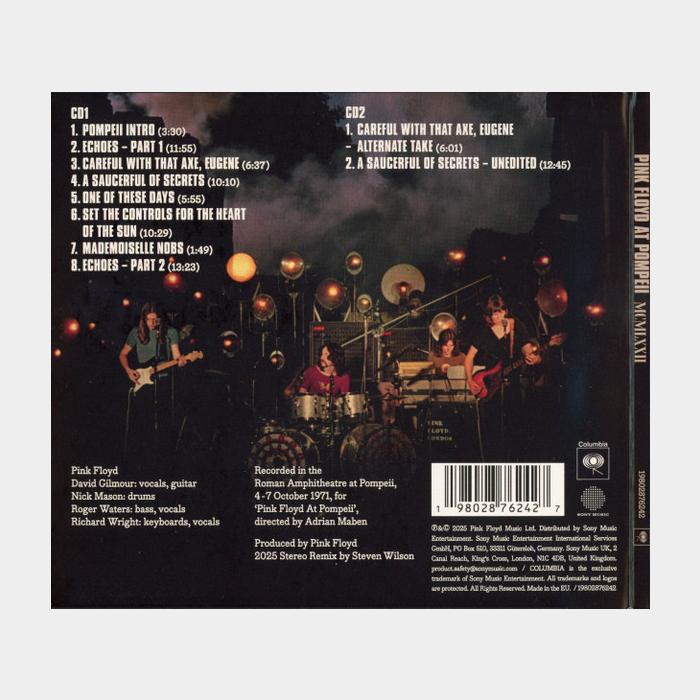 CD Pink Floyd - At Pompeii MCMLXXII 2CD