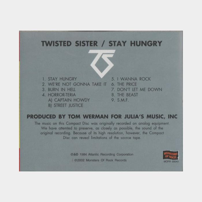 CD Twisted Sister - Stay Hungry