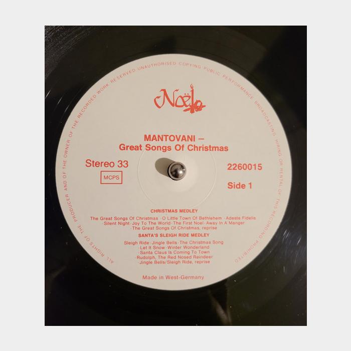 Mantovani - Great Songs Of Christmas (ex+/vg+)