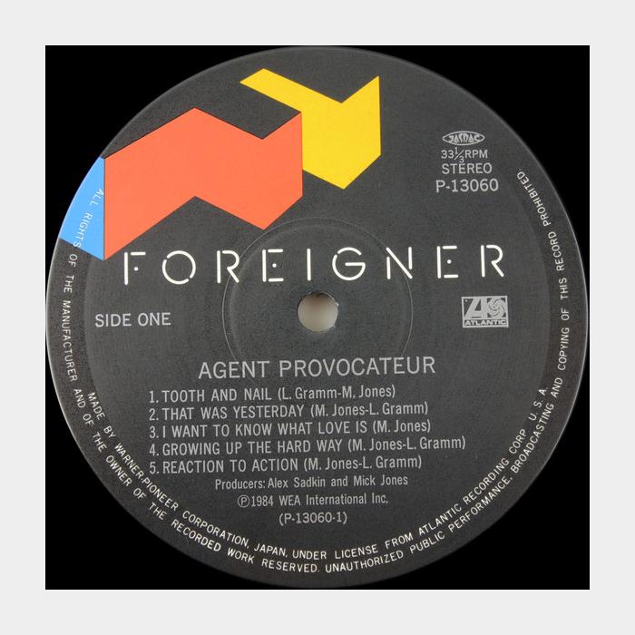 Foreigner - Agent Provocateur (ex+/ex+, obi)