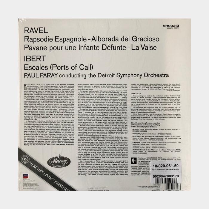Ravel, Ibert, Paul Paray – Rapsodie Espagnole (sealed, 180g, AP)