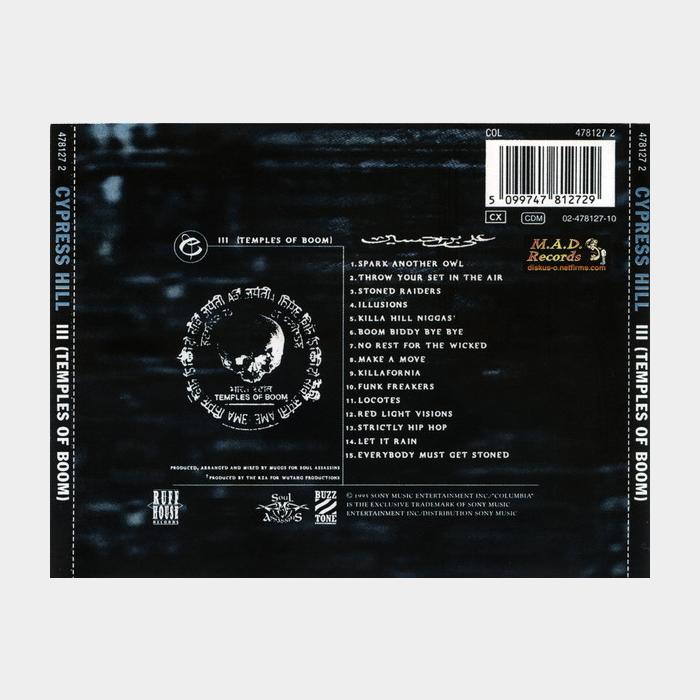 CD Cypress Hill - III (Temples Of Boom)