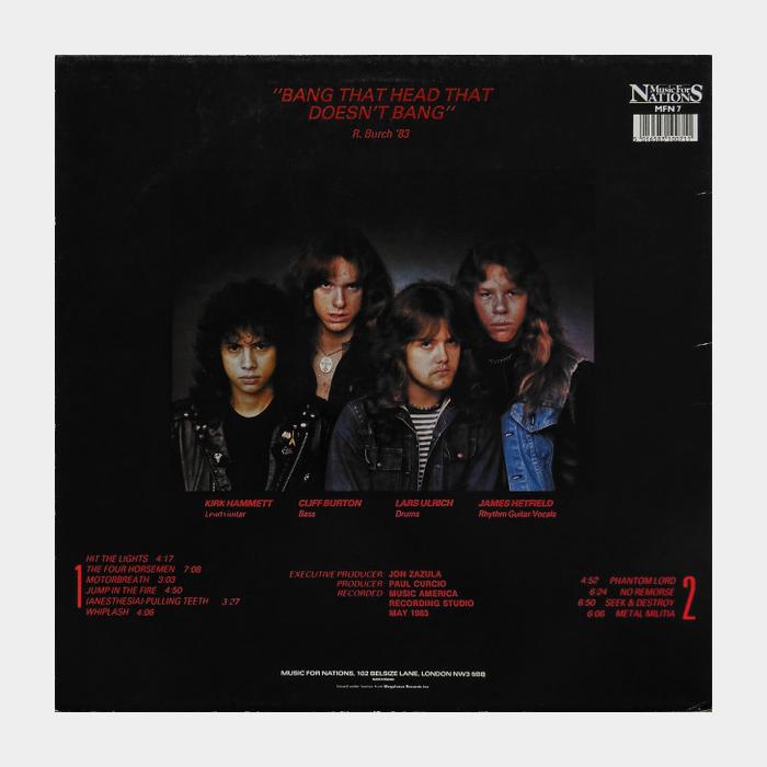 Metallica - Kill 'Em All (sealed, 180g)