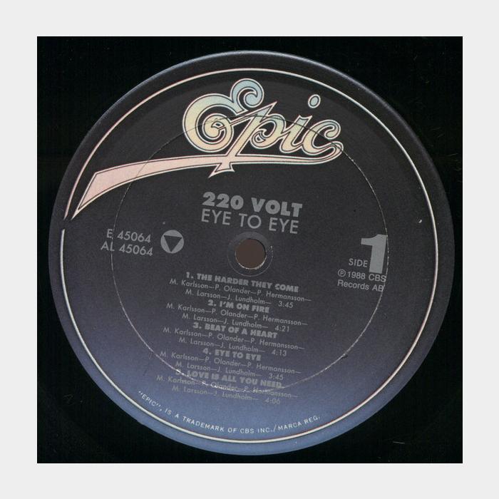 220 Volt - Eye To Eye (ex/ex-)