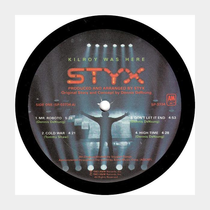 Styx - Kilroy Was Here (ex+/ex)