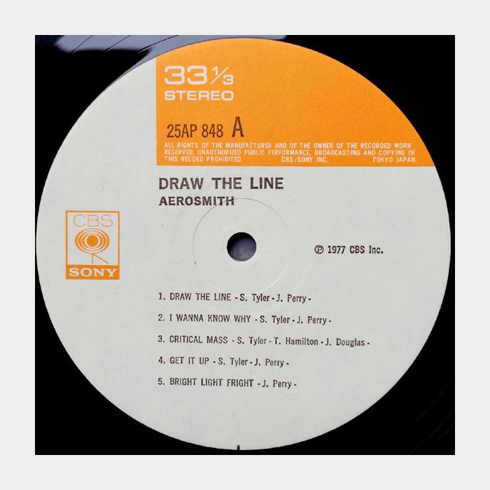 Aerosmith - Draw the Line (ex/ex)