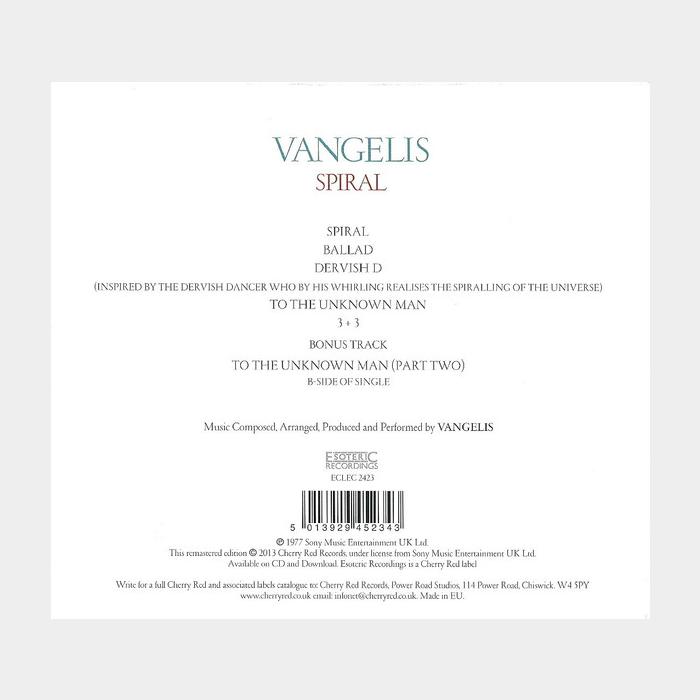 CD Vangelis - Spiral