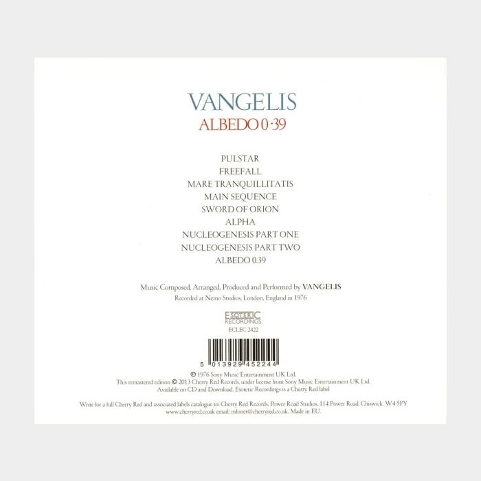 CD Vangelis - Albedo 0.39