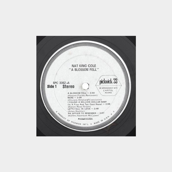 Nat King Cole – A Blossom Fell (ex+/ex)