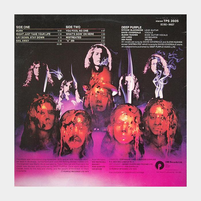 Deep Purple - Burn (ex+/ex, ORIGINAL)