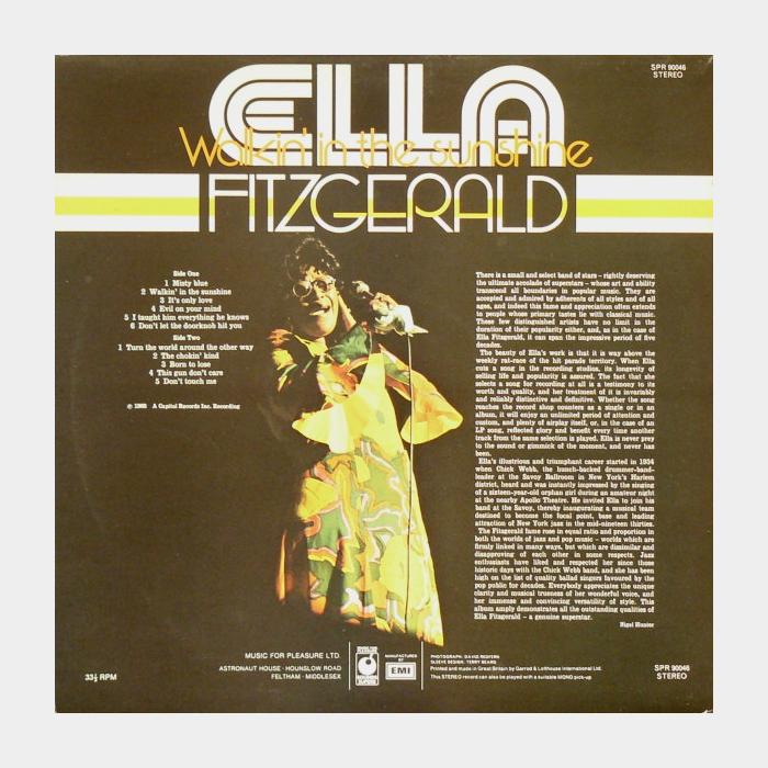 Ella Fitzgerald - Walkin' In The Sunshine (ex+/ex-)