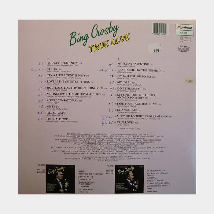 Bing Crosby - True Love (ex+/ex)