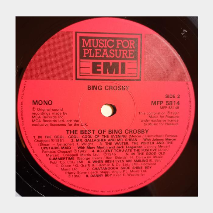 Bing Crosby - The Best Of Bing Crosby (ex+/ex)