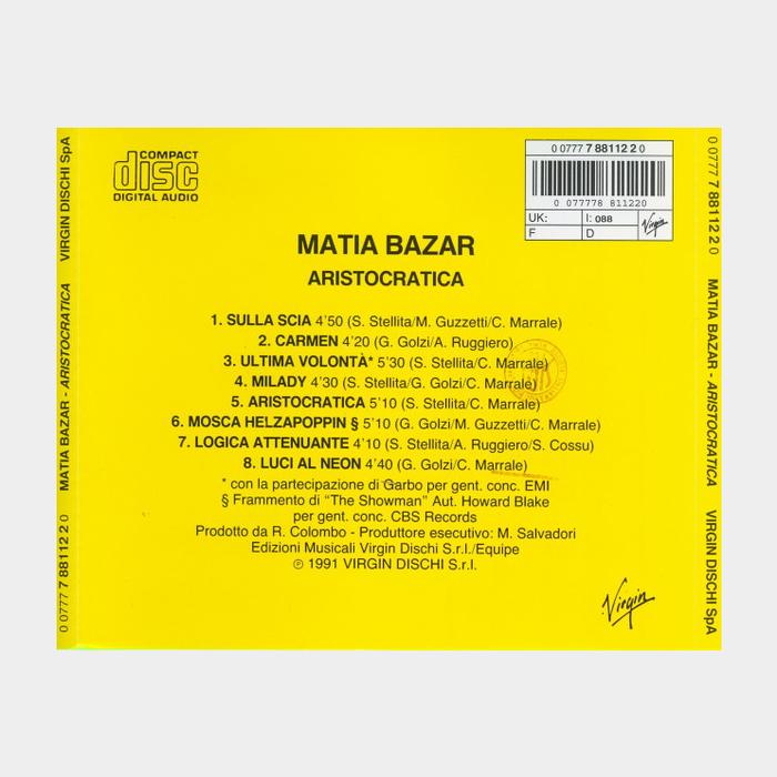 CD Matia Bazar - Aristocratica