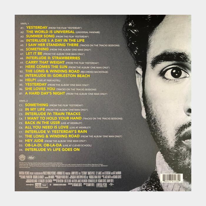 OST - Yesterday (Beatles Song) 2LP (sealed, 180g, Yellow LP)