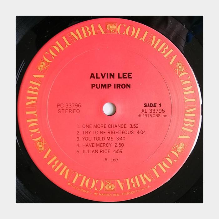 Alvin Lee - Pump Iron! (ex+/ex)