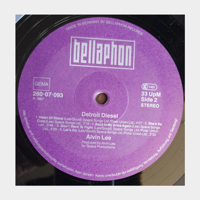 Alvin Lee - Detroit Diesel (ex+/ex+)