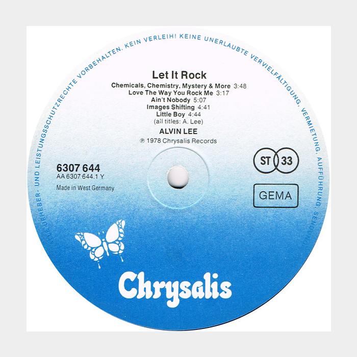 Alvin Lee - Let It Rock (ex+/ex)