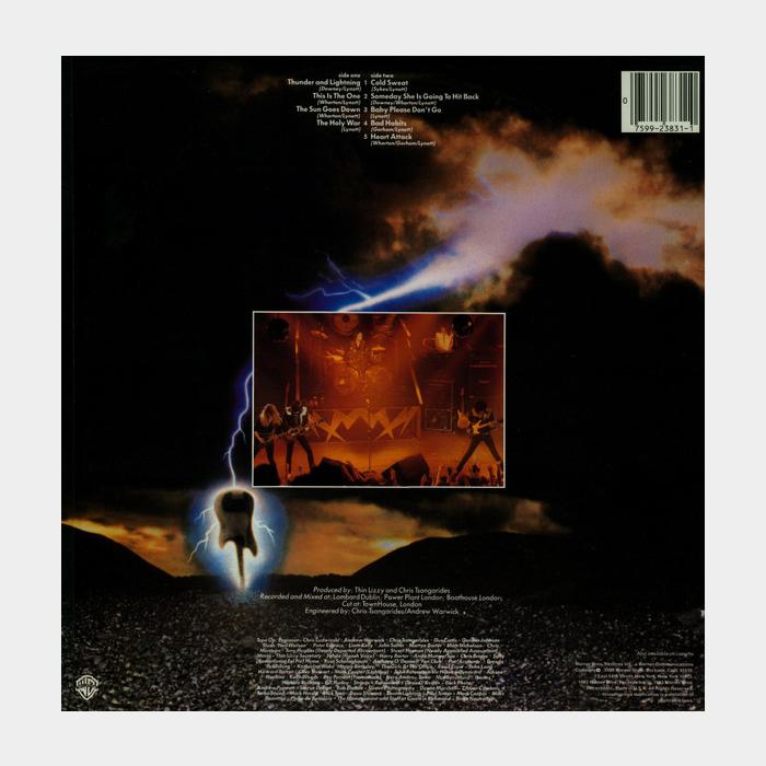 Thin Lizzy - Thunder And Lightning (ex+/ex)