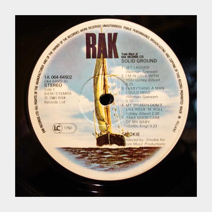 Smokie - Solid Ground (ex+/ex)