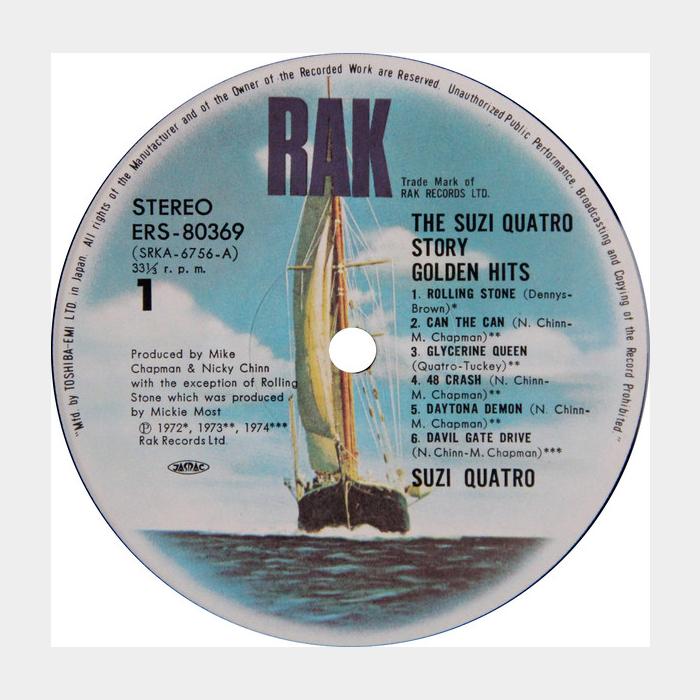 Suzi Quatro - The Suzi Quatro Story (ex/ex+, Poster)