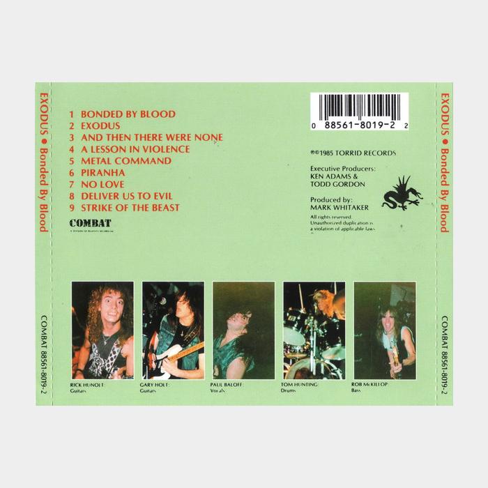 CD Exodus - Bonded By Blood