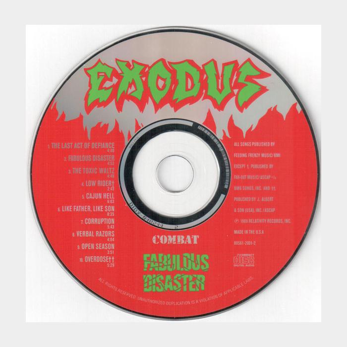 CD Exodus - Fabulous Disaster