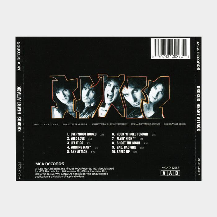 CD Krokus - Heart Attack